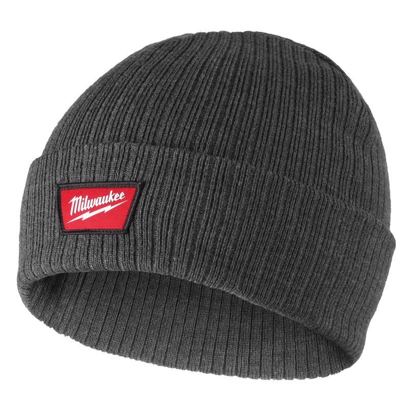 Milwaukee Cuffed Knit Beanie Dark Gray One Size Fits Most