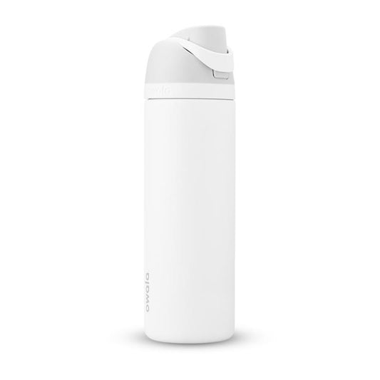 Owala FreeSip 24 fl. oz. Shy Marshmallow BPA Free Water Bottle with Spout Lid