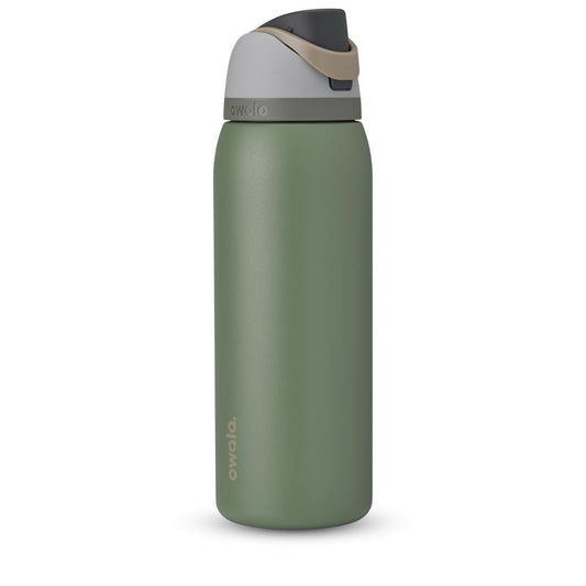 Owala FreeSip 40 fl. oz. Green House BPA Free Water Bottle with Spout Lid