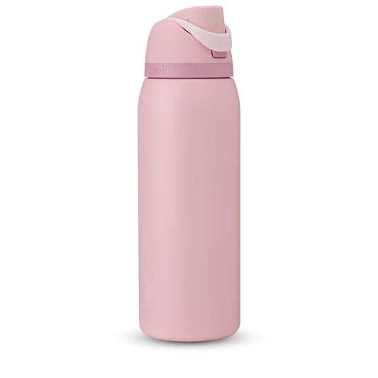 Owala FreeSip 40 fl. oz. Rose Quartz BPA Free Water Bottle with Spout Lid