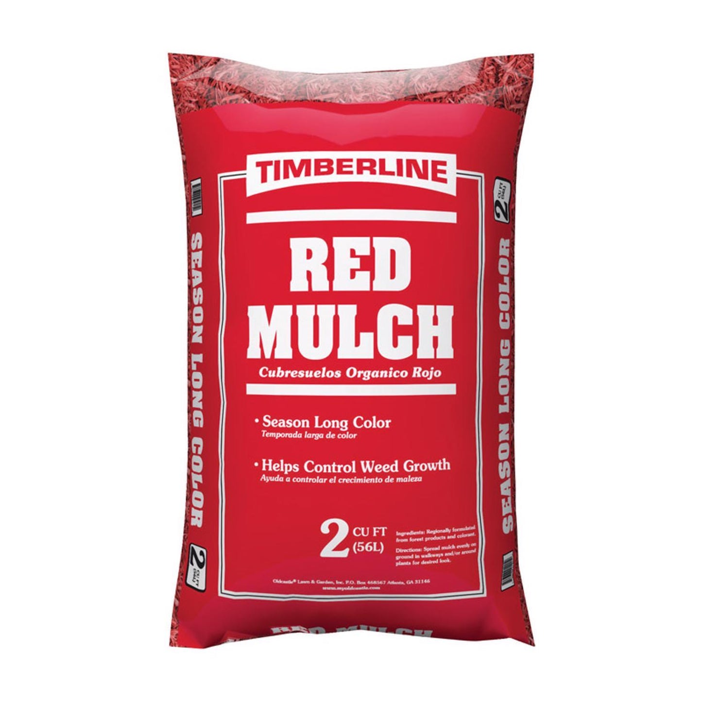 Timberline Red Shredded Mulch 2 cu ft