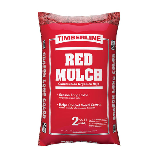 Timberline Red Shredded Mulch 2 cu ft