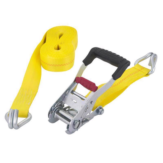 Keeper KwikFeed 2 in. W X 27 ft. L Yellow Ratchet Tie Down 3333 lb 1 pk