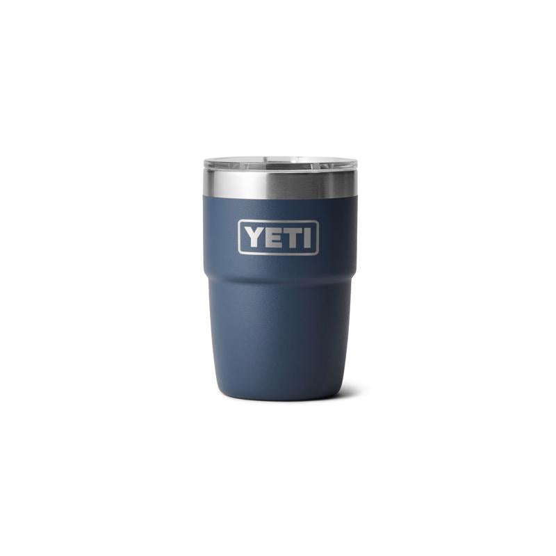 YETI Rambler 8 oz Navy BPA Free Ceramic Lined Stackable Tumbler with MagSlider Lid