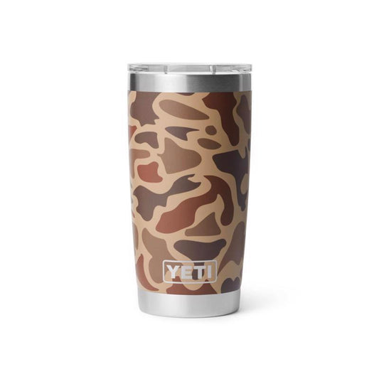 YETI Rambler 20 oz Wetlands Camo BPA Free Tumbler with MagSlider Lid