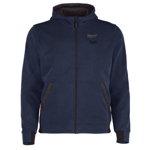 Milwaukee M12 XL Long Sleeve Men's Hooded Heated Hoodie Blue M200U-20XL