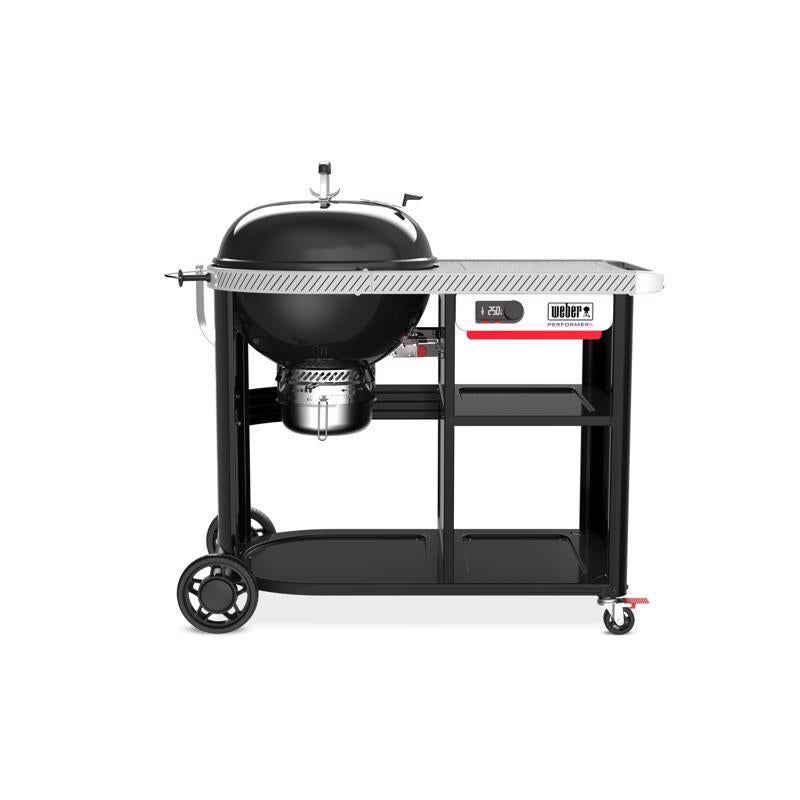 Weber 22 in. Performer Premium Smart Charcoal Grill Black