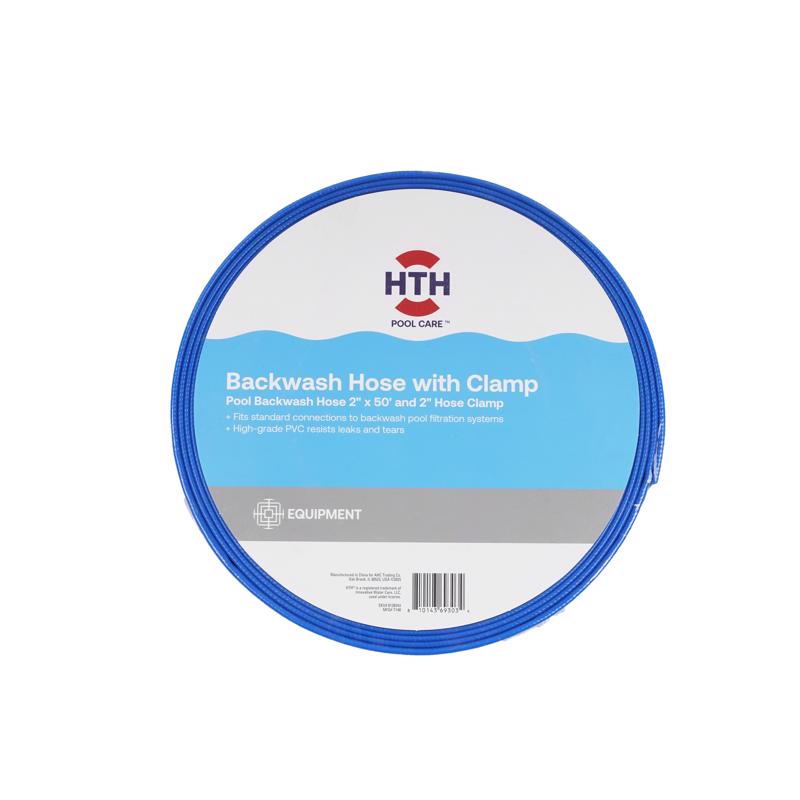 HTH Backwash Hose For Pools 2 in. W X 50 ft. L