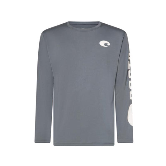 Costa M Long Sleeve Men's Crew Neck Shark Technical Crew Tee Shirt