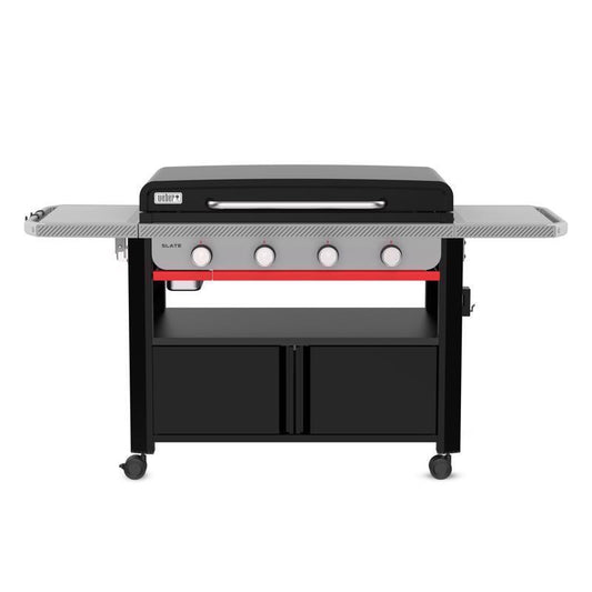 Weber Slate 36" w/Cabinet 4 Burner Liquid Propane Outdoor Griddle Black