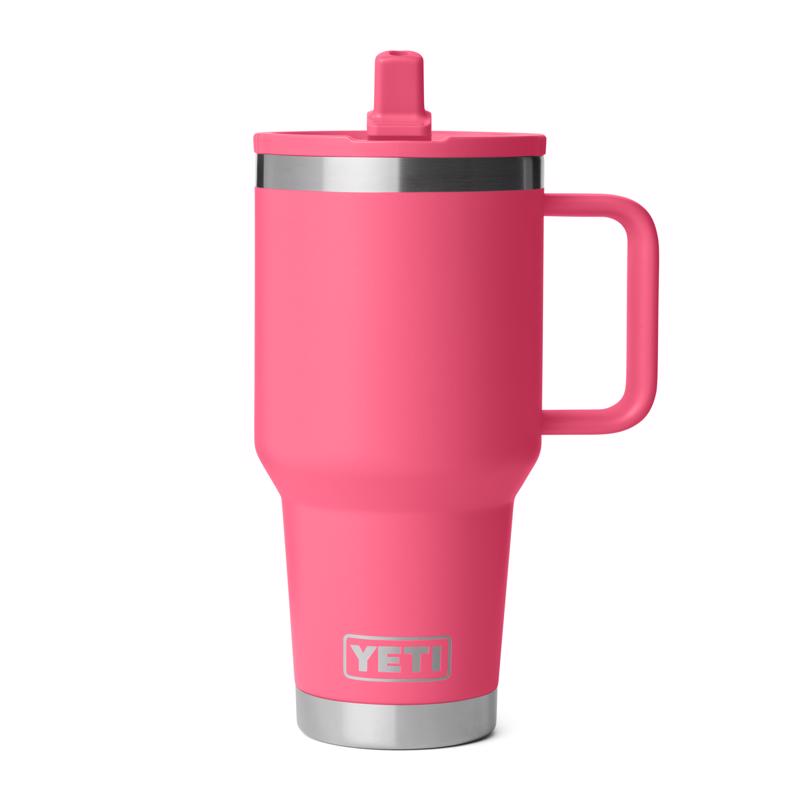 YETI Rambler 30 oz Tropical Pink BPA Free Travel Straw Mug
