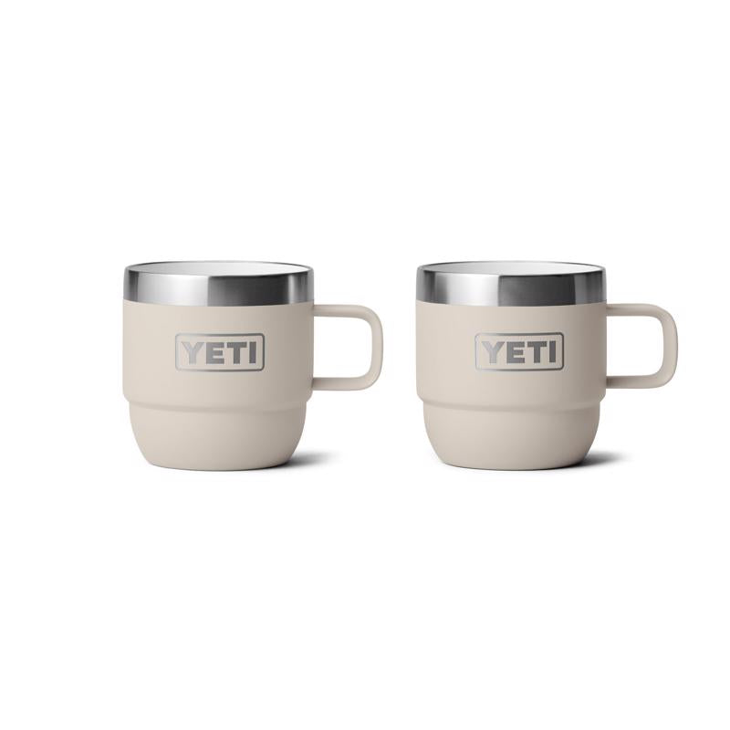 YETI Rambler 6 oz Cape Taupe BPA Free Espresso Insulated Tumbler Set