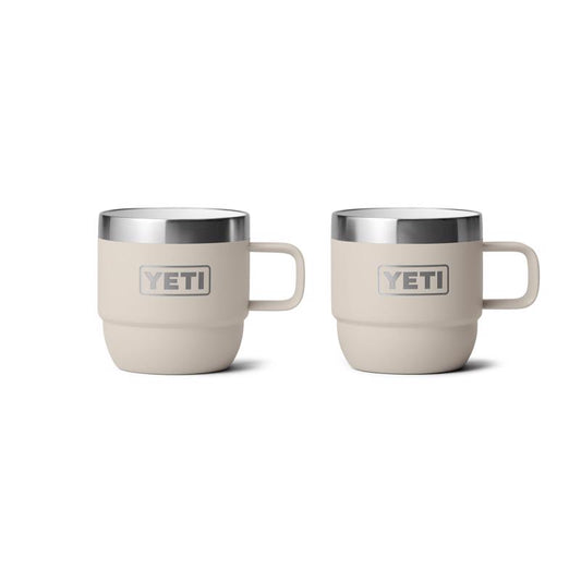 YETI Rambler 6 oz Cape Taupe BPA Free Espresso Insulated Tumbler Set