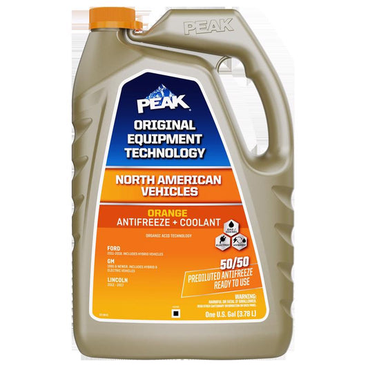 Peak NA Orange 50/50 Antifreeze/Coolant 1 gal