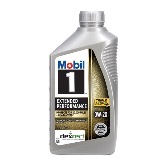 Mobil 1 Extended Peformance 0W-20 Gasoline Synthetic Motor Oil 1 qt
