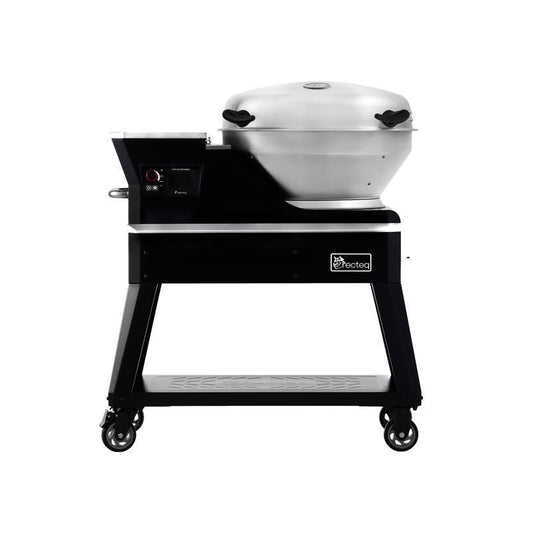 Recteq Bullseye Deluxe 380BD Wood Pellet WiFi Grill and Smoker Black/Silver
