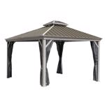 Sojag Galvanized Steel Gazebo 10 ft. H X 12 ft. W X 12 ft. L
