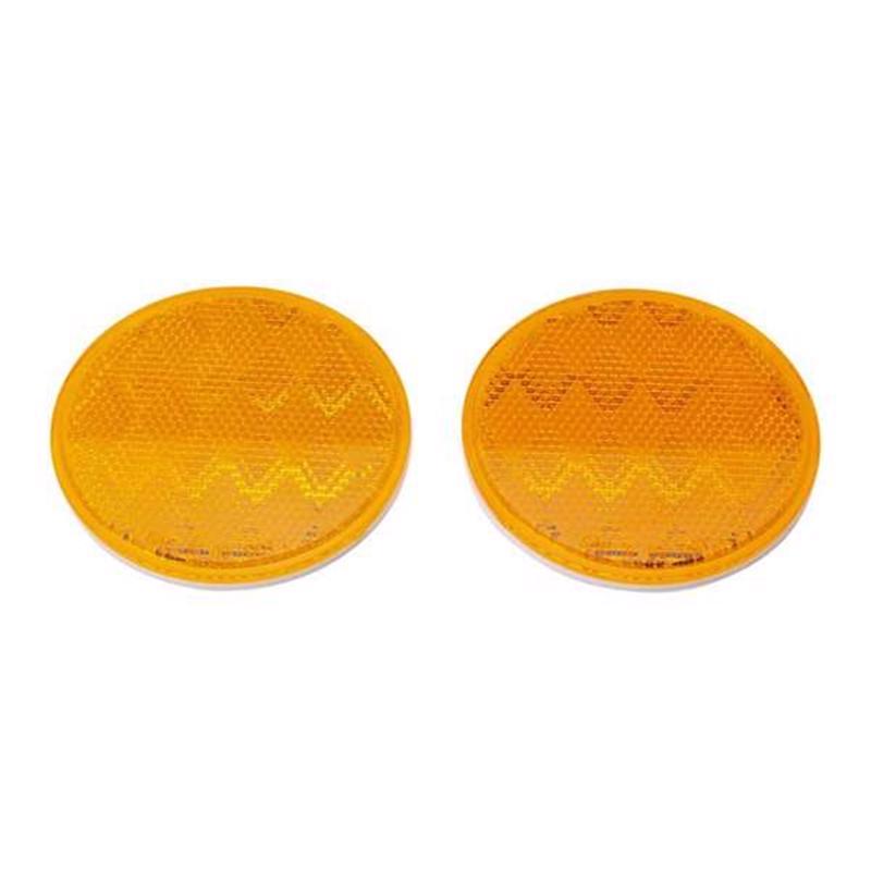 TowSmart Amber Round Marker Reflector