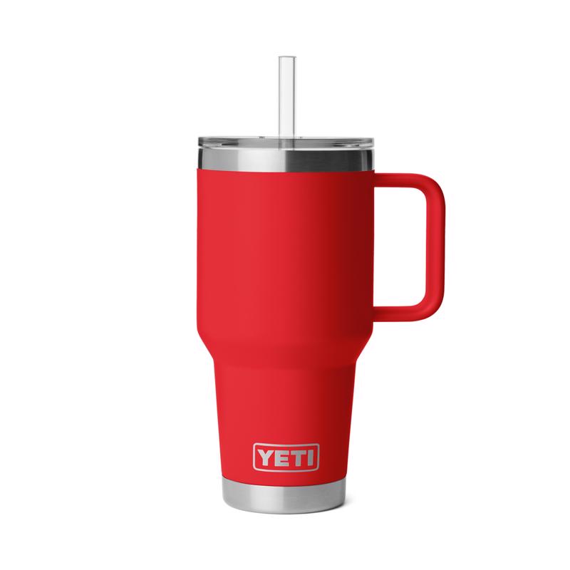YETI Rambler 35 oz Rescue Red BPA Free 2.0 Straw Mug
