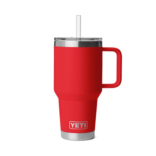 YETI Rambler 35 oz Rescue Red BPA Free 2.0 Straw Mug