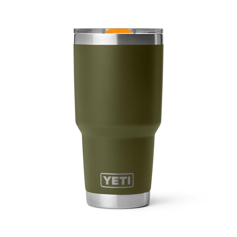 YETI Rambler 30 oz. King Crab Orange/Olive BPA Free Tumbler with MagSlider Lid