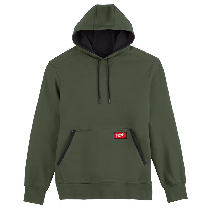 Milwaukee Freeflex XL Long Sleeve Men's Hooded Hoodie Green