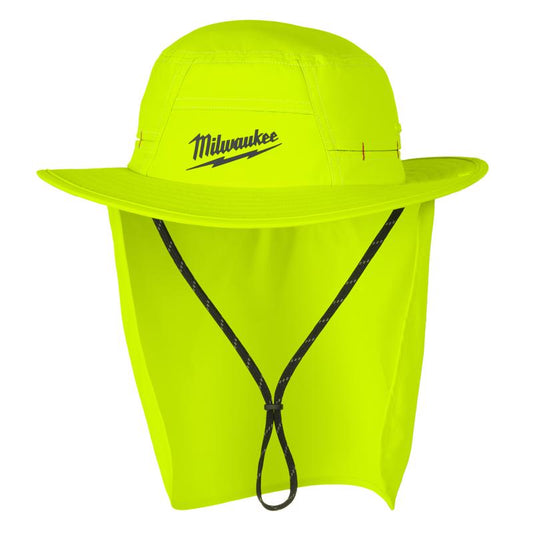 Milwaukee Tool Workskin Hat With Neck Shade Yellow S/M