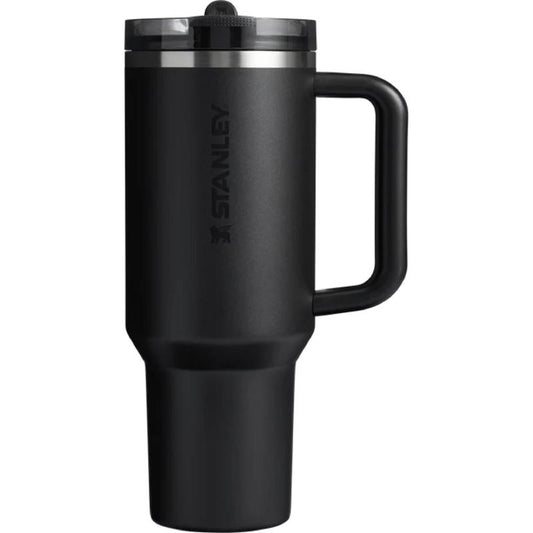 Stanley The Quencher 40 oz Black 2.0 BPA Free Double-wall Vacuum Insulated Straw Tumbler