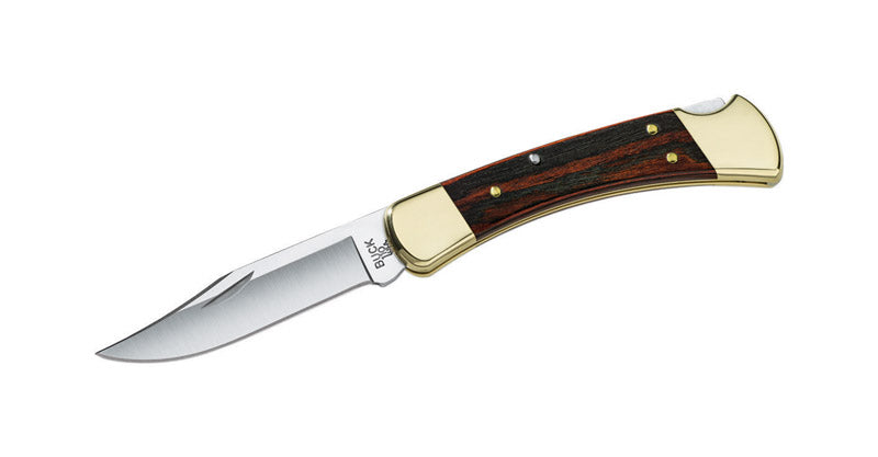 Buck Knives 110 Folding Hunter Black 420 HC Stainless Steel > 6 in. Folding Knife