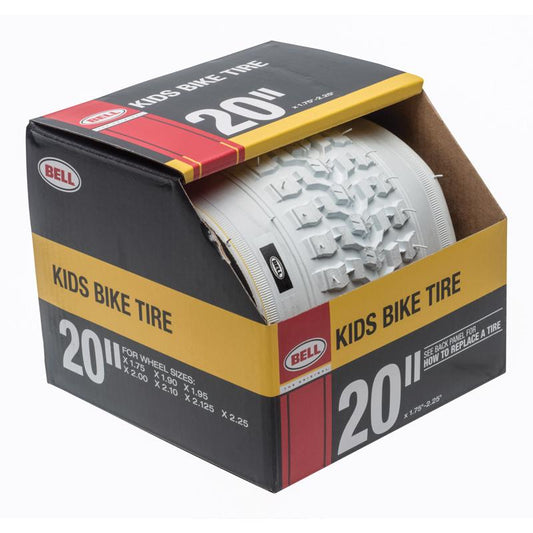 Bell Sports Kids White 20 in. Rubber Bicycle Tire 1 pk