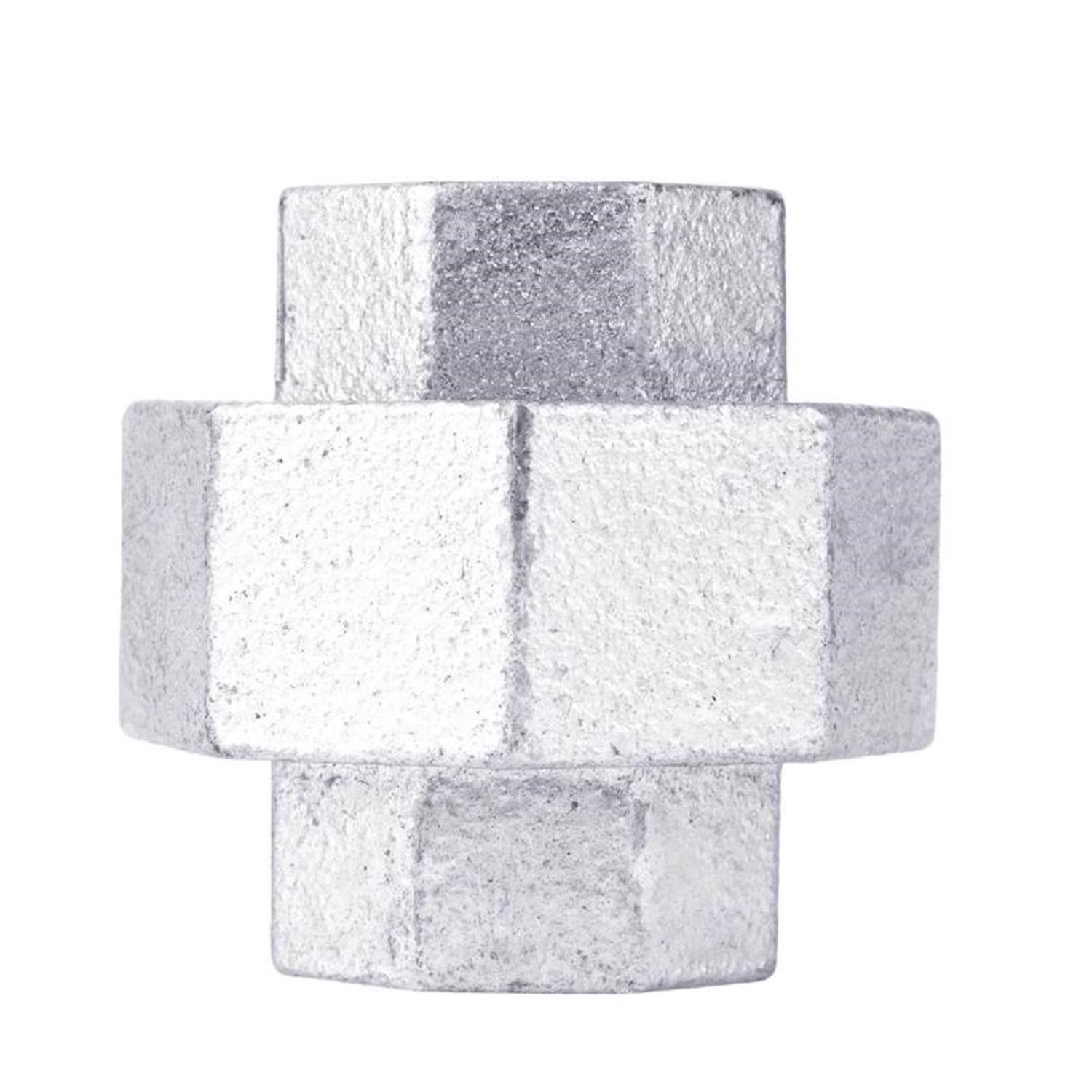 STZ Industries 3/4 in. FIP each X 3/4 in. D FIP Galvanized Malleable Iron Union
