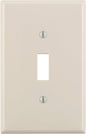 Leviton Almond 1 gang Nylon Toggle Wall Plate 1 pk