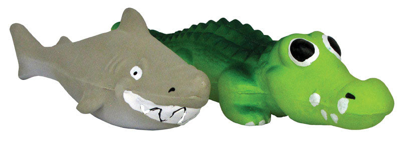 Boss Pet Digger's For Dog Assorted Latex Sea Monster Squeaky Dog Toy Large 1 pk