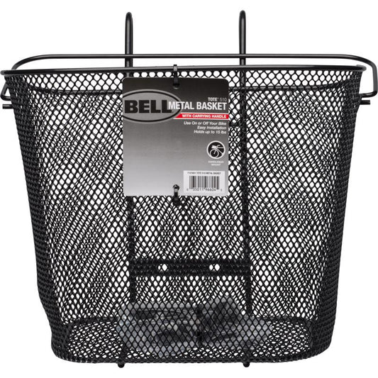 Bell Sports Tote Wire Mesh Bike Basket Black