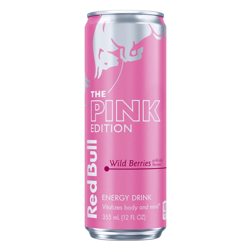 Red Bull Pink Edition Wild Berries Caffeine Beverage 12 oz 1 pk
