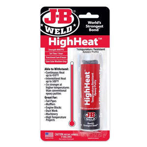 J-B Weld High Heat High Strength Automotive Epoxy Putty 2 oz 8297
