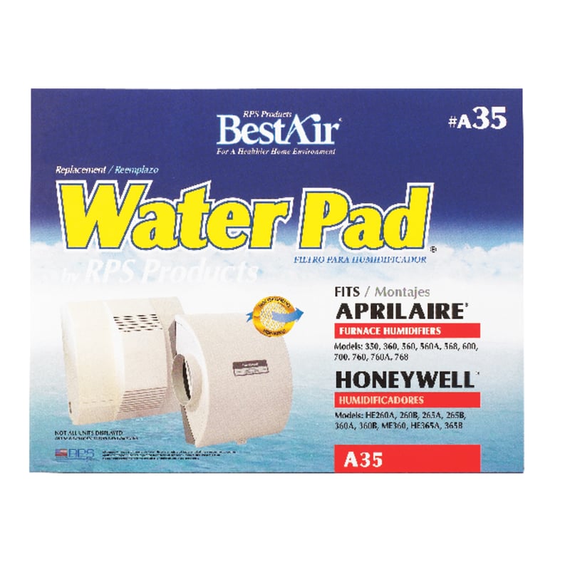 BestAir Replacement Water Pad For Aprilaire 350, 360, 560A, 568, 600, 700, 760A, 768; Honeywell HE26