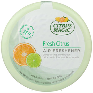 Citrus Magic Fresh Citrus Scent Air Freshener 8 oz Solid 616471279-6PK, Case of 6