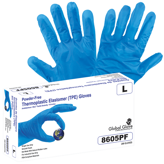 TPE Gloves 8605PF-S (Case of 10 Box)