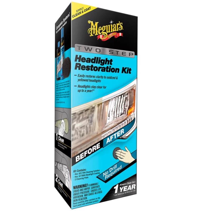 Meguiar's Two Step Headlight Restorer Kit