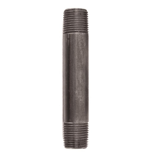 STZ Industries 1/2 in. MIP each X 1/2 in. D MIP Black Steel 4-1/2 in. L Nipple