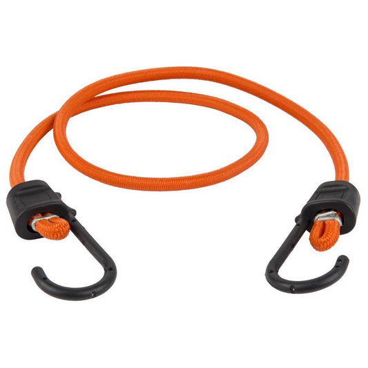 Keeper Black/Orange Bungee Cord 36 in. L X 0.374 in. 1 pk