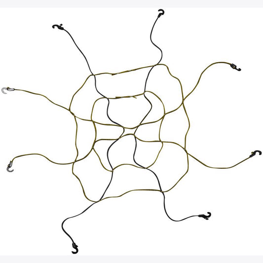 Keeper Black/Yellow Adjustable Cargo Net 47 in. L X 0.14 in. 1 pk