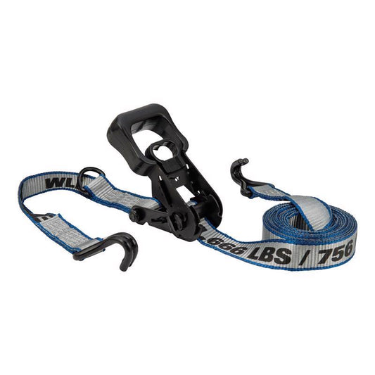 Keeper 1.5 in. W X 14 ft. L Gray Ratchet Tie Down Strap 1666 lb 1 pk