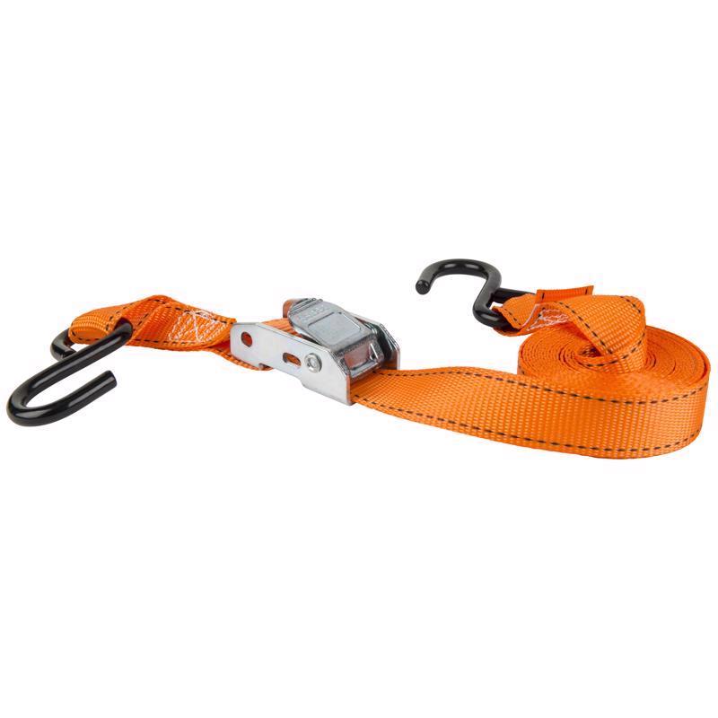 Keeper 1 in. W X 10 ft. L Orange Tie Down Strap 300 lb 4 pk