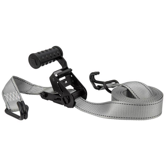 Keeper 1.5 in. W X 12 ft. L Gray Ratchet Tie Down Strap 1000 lb 1 pk