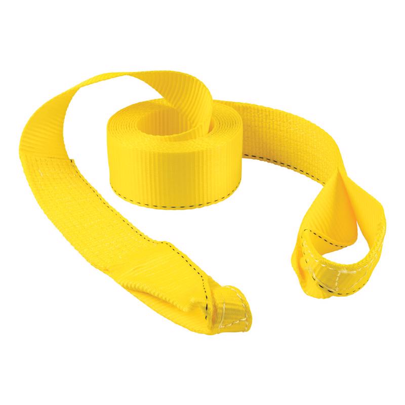 Keeper 3 in. W X 20 ft. L Yellow Vehicle Recovery Strap 11000 lb 1 pk