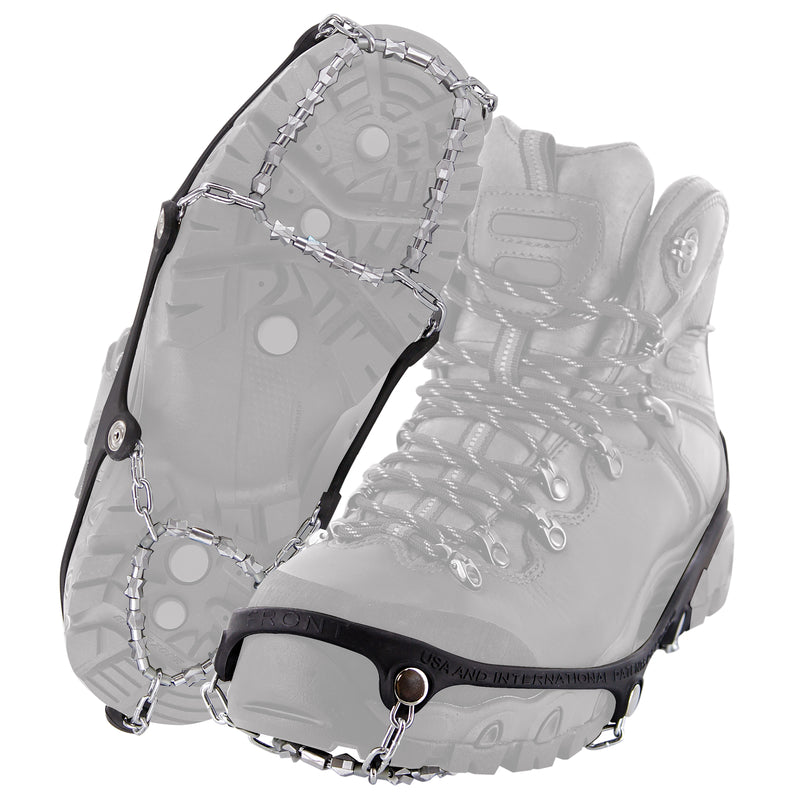 Yaktrax Diamond Grip Unisex Rubber/Steel Snow and Ice Traction Black XL Waterproof 1 pair