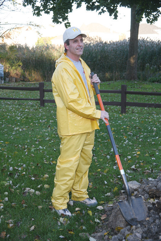 Boulder Creek Yellow Vinyl Rain Suit Large 20 mil