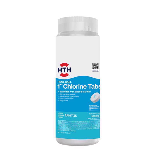 HTH Pool Care 1' Tablet Chlorinating Chemicals 1.5 lb